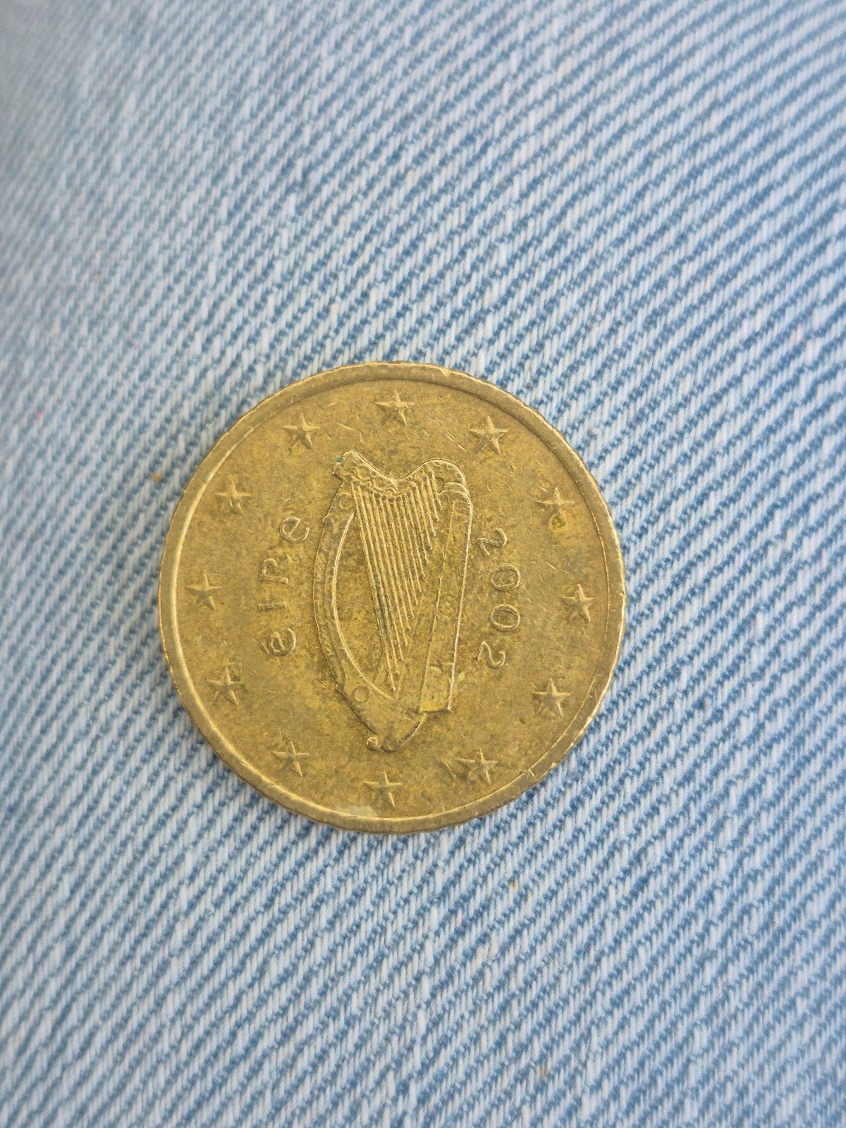 Ierse 50 cent munt 2002, Ophalen of Verzenden, Ierland, 50 cent, Losse munt