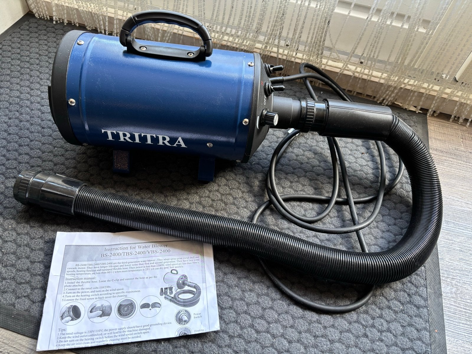 NIEUW Tritra waterblazer 2200 watt, Tritra, Ophalen of Verzenden, Nieuw, Waterblazer/föhn