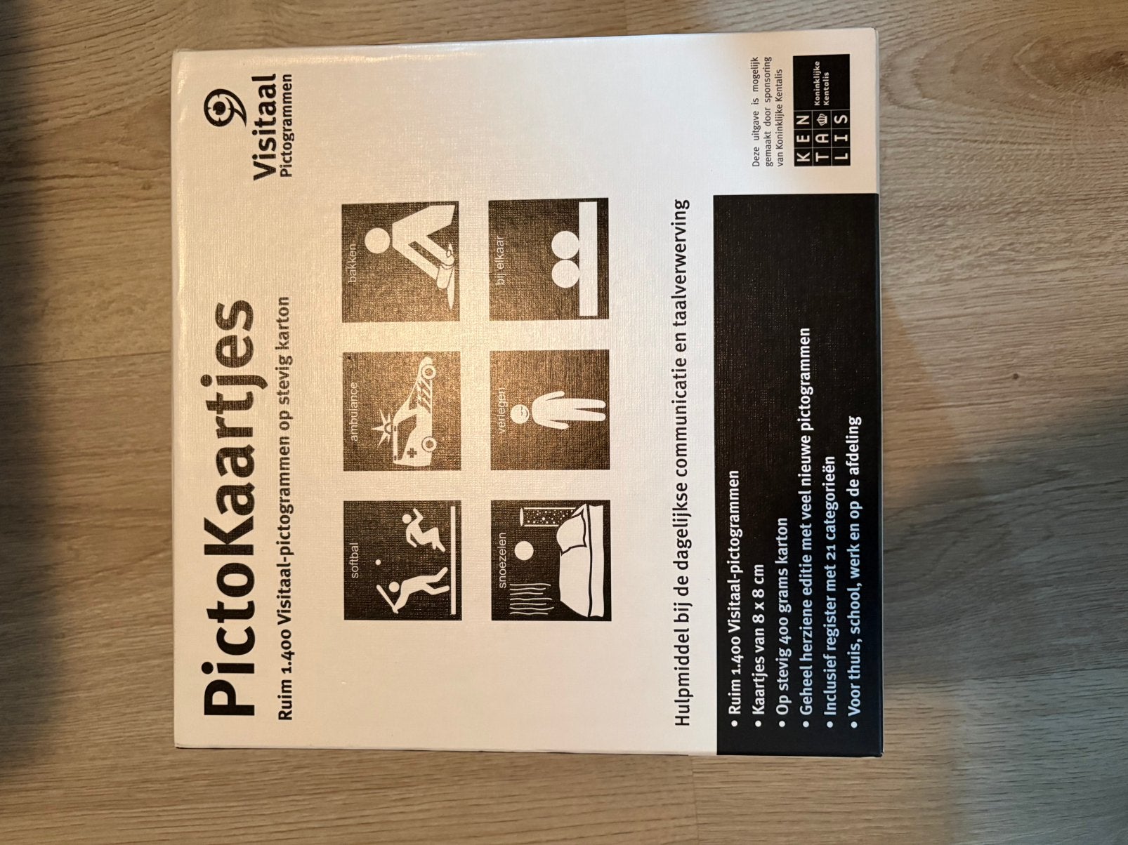 Pictokaartjes visitaal. Pictogrammen., Verzenden, Nieuw