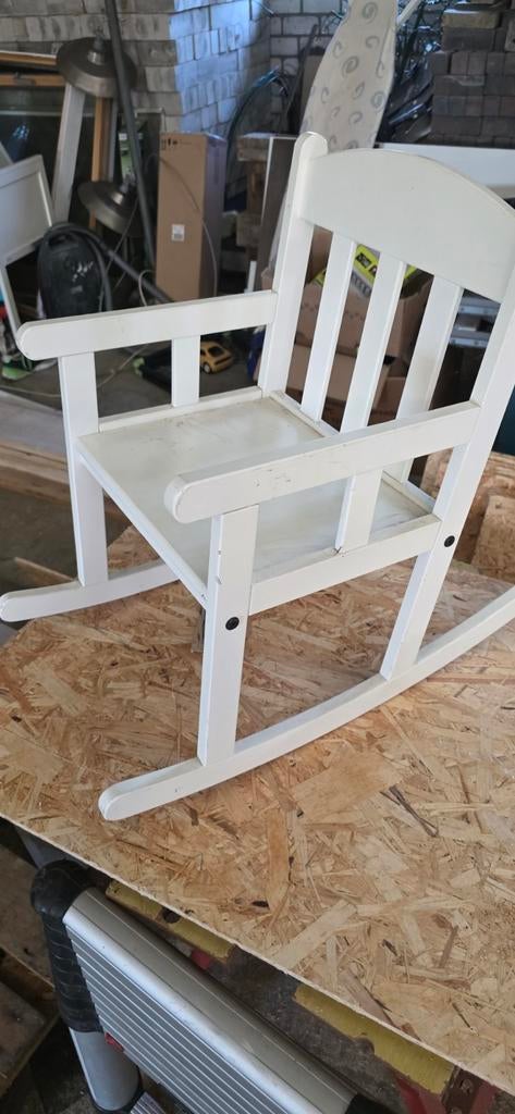 IKEA Kinder Schommelstoel - Wit, Kinderen en Baby's, Ophalen, Gebruikt, Overige typen