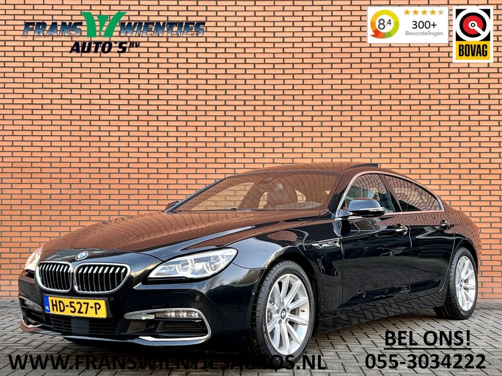 BMW 6 Serie Coupe 640i High Executive | 320 PK! | Panoramada, Auto's, Achterwielaandrijving, Gebruikt, 320 pk, Zwart