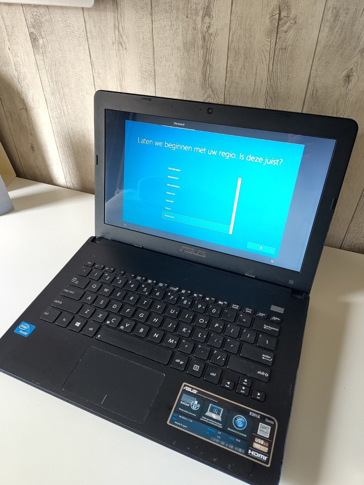 ASUS X301A Laptop 13 inch, Computers en Software, Ophalen, HDD, Asus, Qwerty