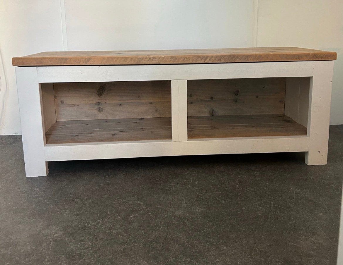 Steigerhouten kast/bankje, tegen elk aannemelijk bod, Gebruikt, 100 tot 150 cm, Minder dan 100 cm, 25 tot 50 cm