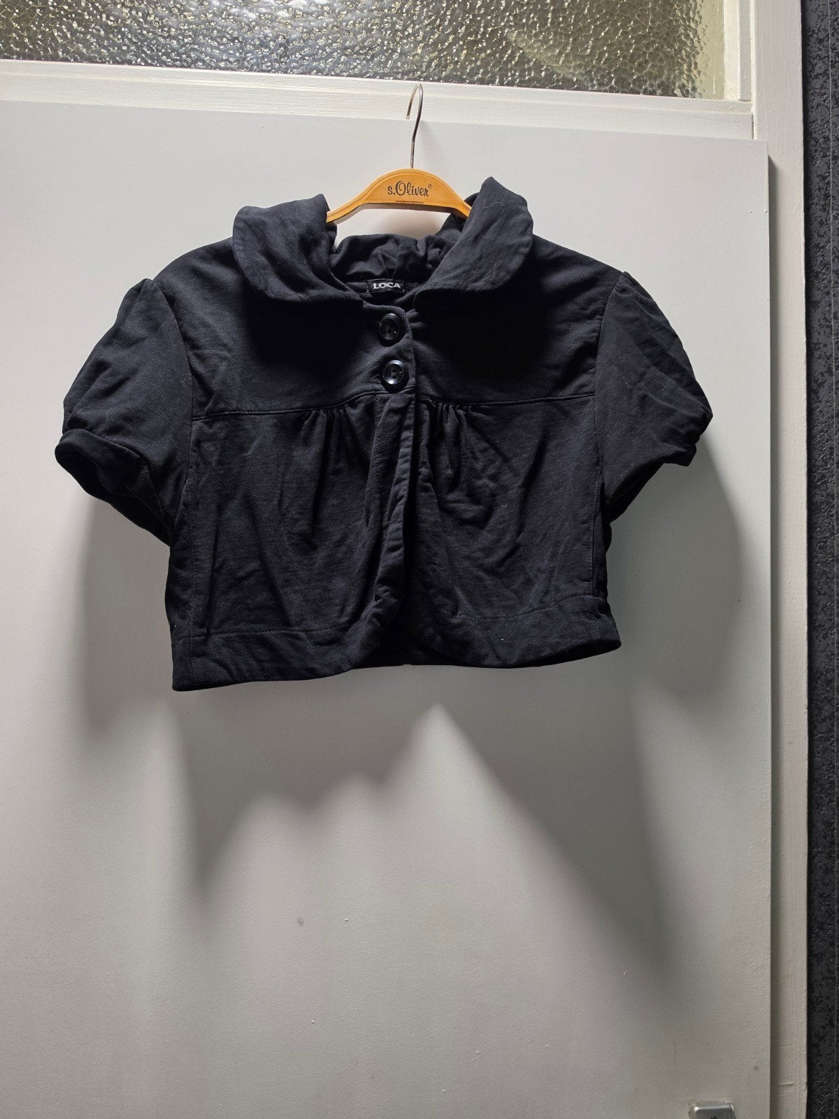 Loca Zwart Bolero Jasje Maat XL, Kleding | Dames, Loca, Zwart, Maat 46/48 (XL) of groter, Ophalen of Verzenden