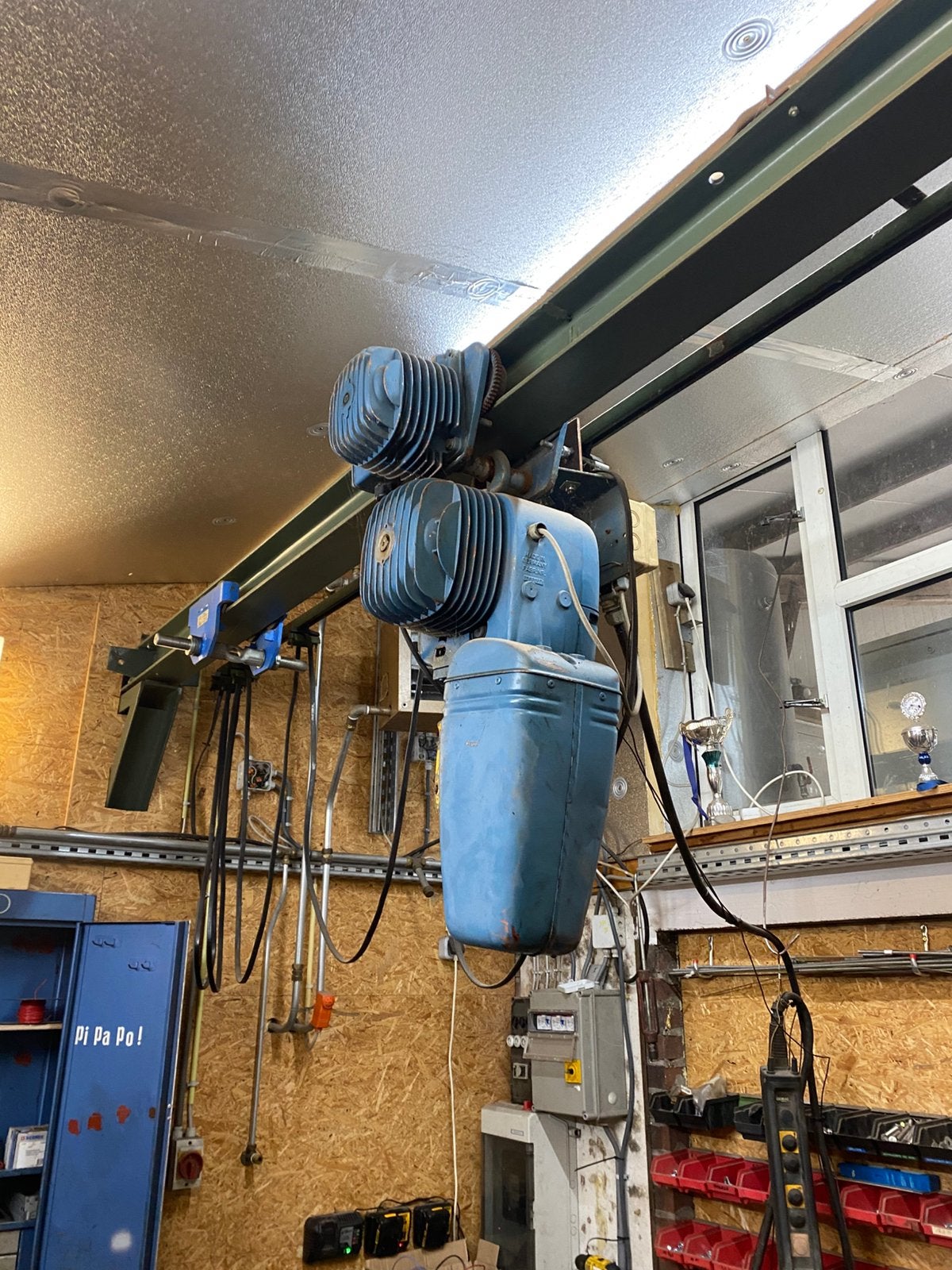 Demag Loopkat takel1 ton, Ophalen, Zo goed als nieuw