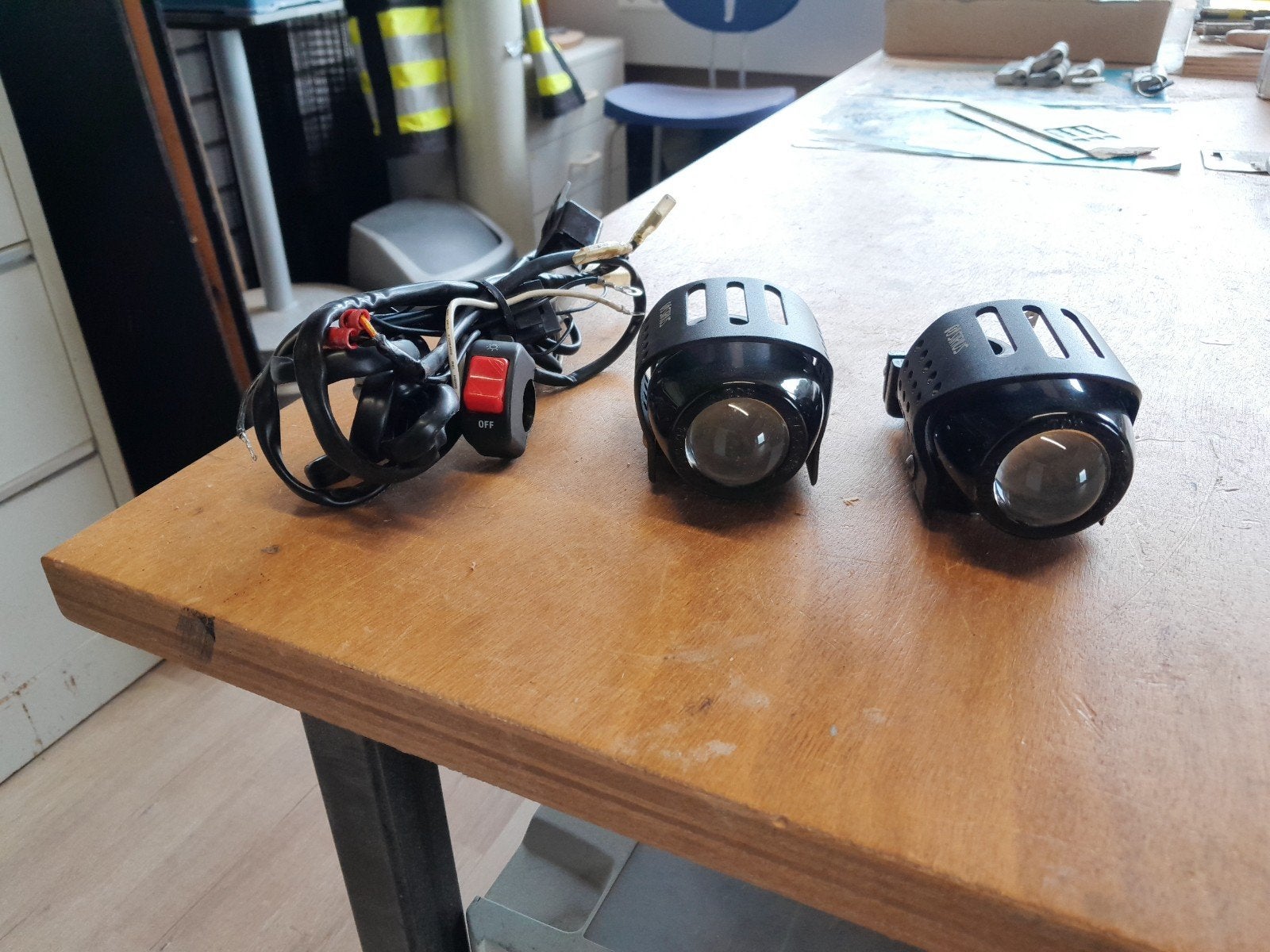 Sirius verstralersset voor de motor, compleet met bekabeling, Ophalen of Verzenden