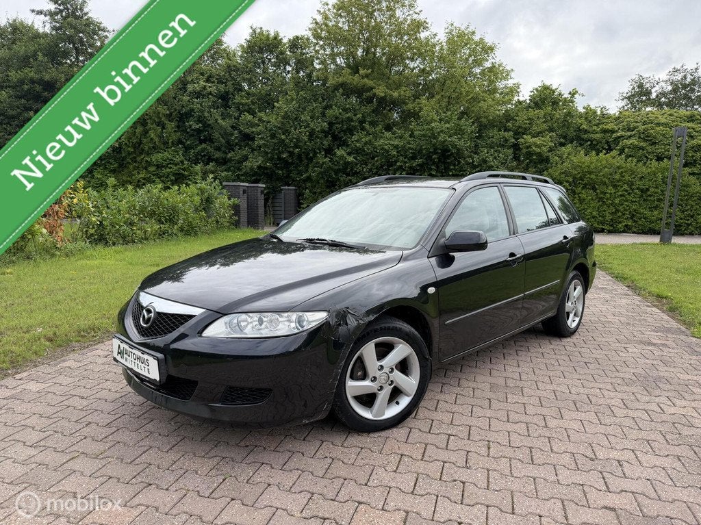 Mazda 6 Sportbreak 2.0 CiTD Touring EXPORT/HANDEL, Auto's, Mazda, 1998 cc, Stof, 4 cilinders, 6 sportbreak