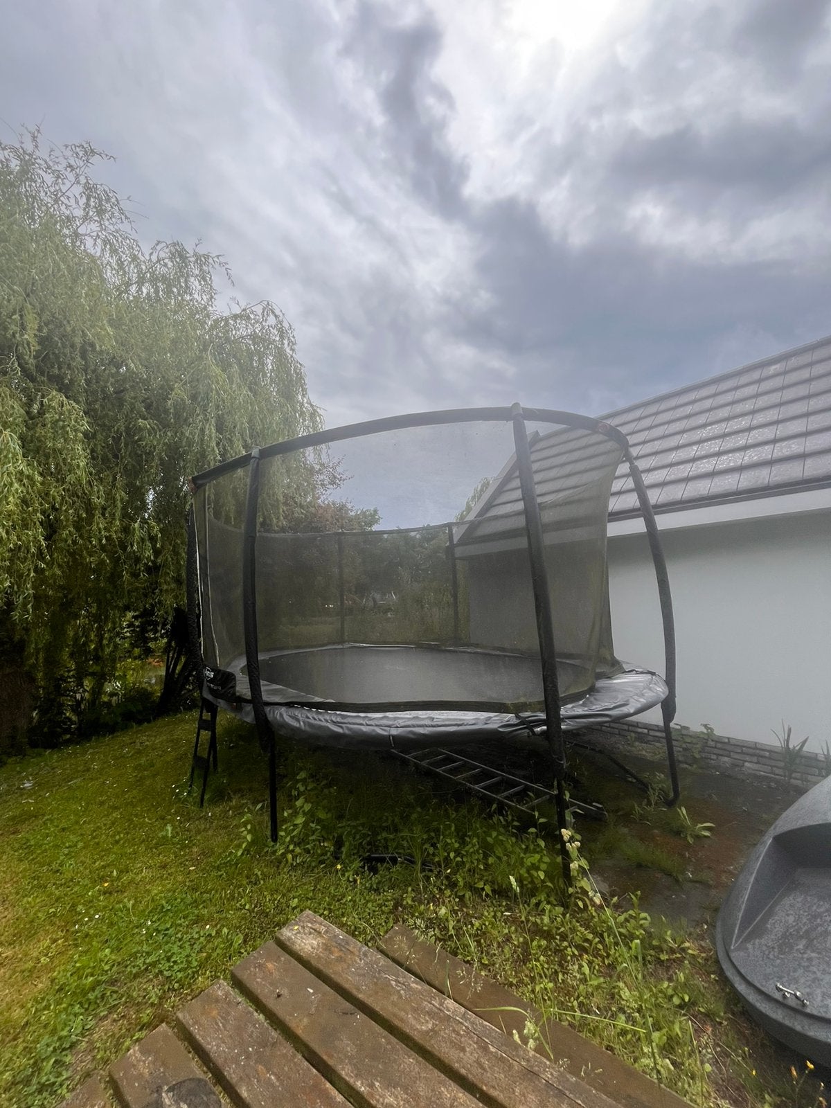 Berg champion trampoline, Ophalen, Zo goed als nieuw