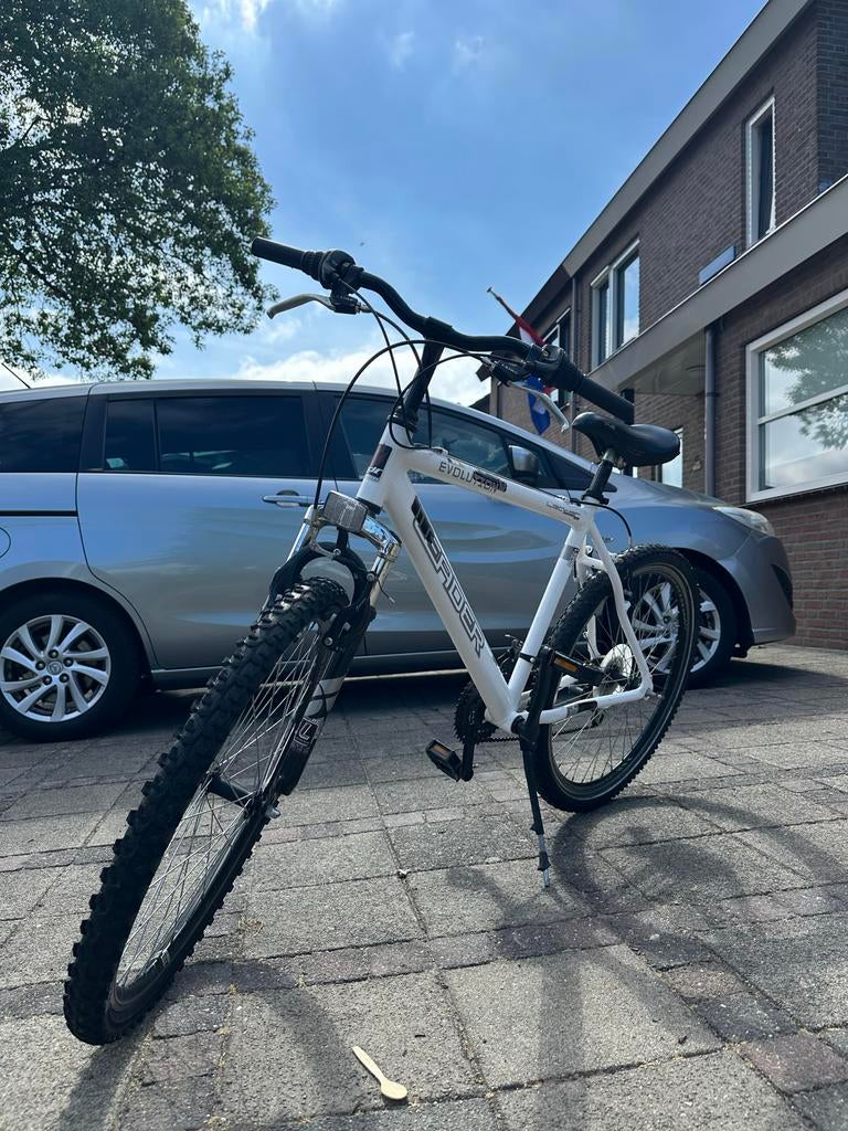 Leader 700S Mountainbike - Wit, Gebruikt, Hardtail, 53 tot 57 cm, Ophalen