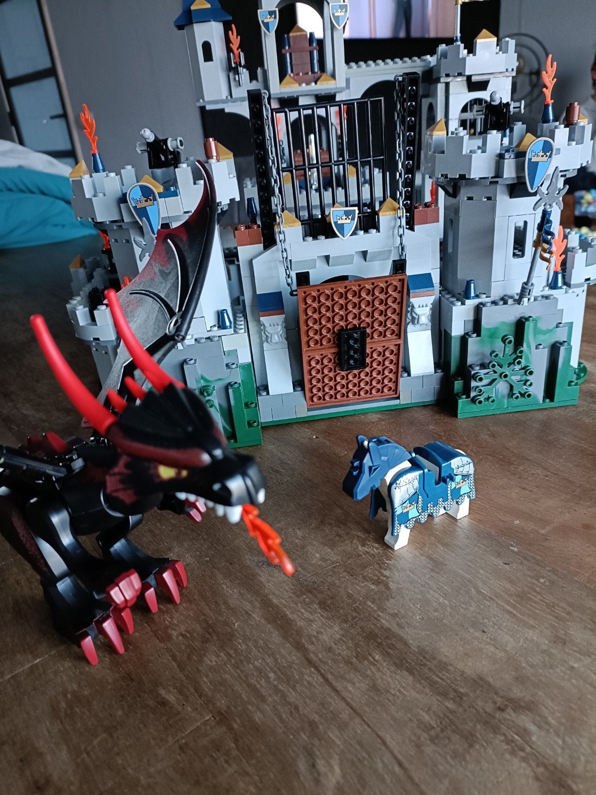 Lego Castle 7094 King's Castle Siege compleet, Compleet, Gebruikt, Lego, Ophalen of Verzenden
