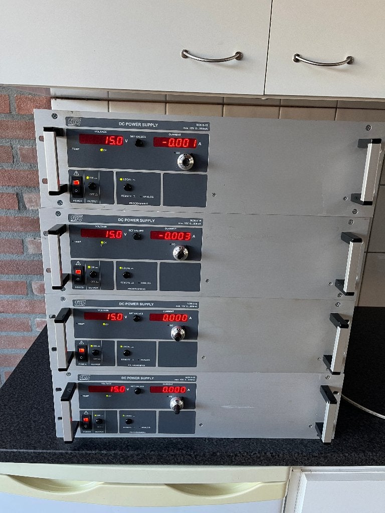 4x FUG NCN 5-15 MOD power supply . Condensator laders ???, Hobby en Vrije tijd, Elektronica-componenten, Ophalen, Gebruikt