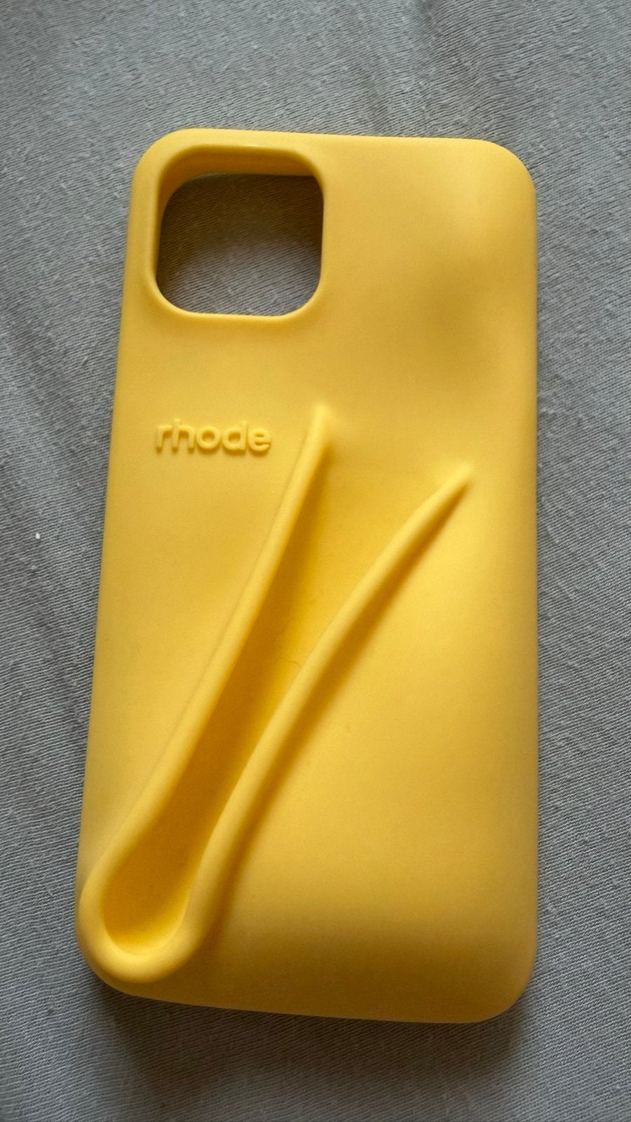 Rhode Hoesje Geel, Verzenden, Zo goed als nieuw, Hoesje of Tasje