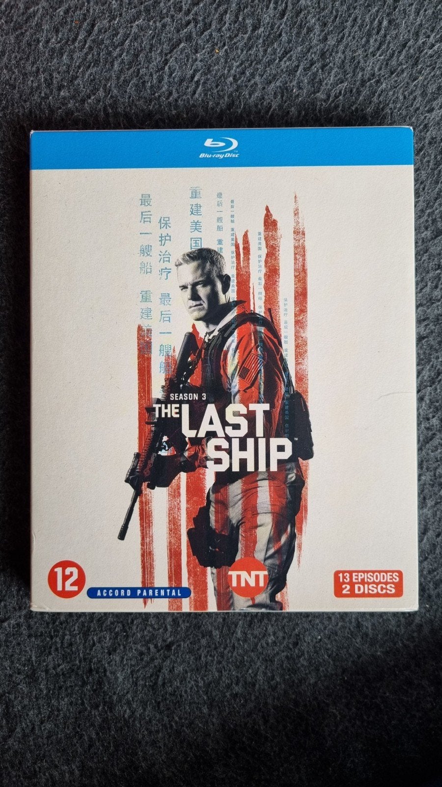 DVD THE LAST SHIP Seizoen 3 BLU-RAY, Nederlands, Actie, Ophalen of Verzenden, Blu-ray