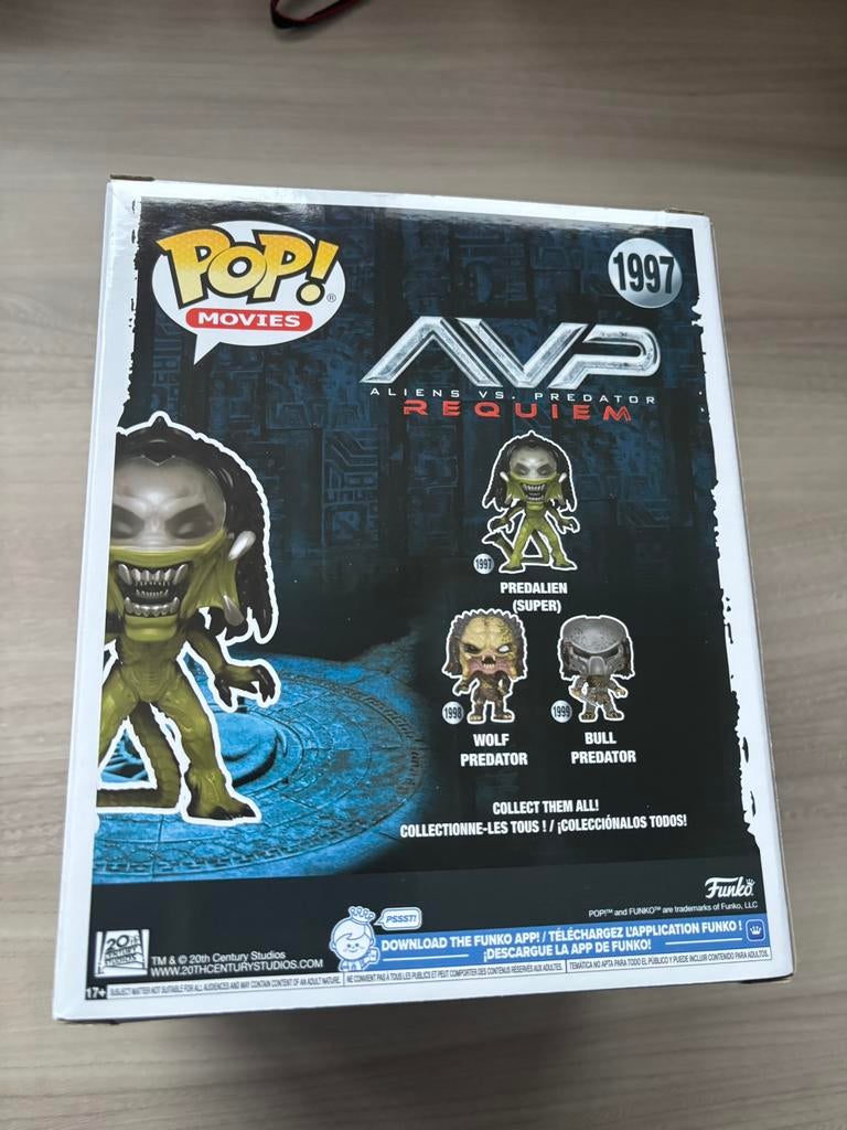 Funko Pop! AVP Requiem Predalien #1997 Alien vs Predator, Ophalen of Verzenden, Funko Europe, Supportemea@funko.com, 4th floor, 1 Queen Caroline St, London W6 9YN, Verenigd Koninkrijk