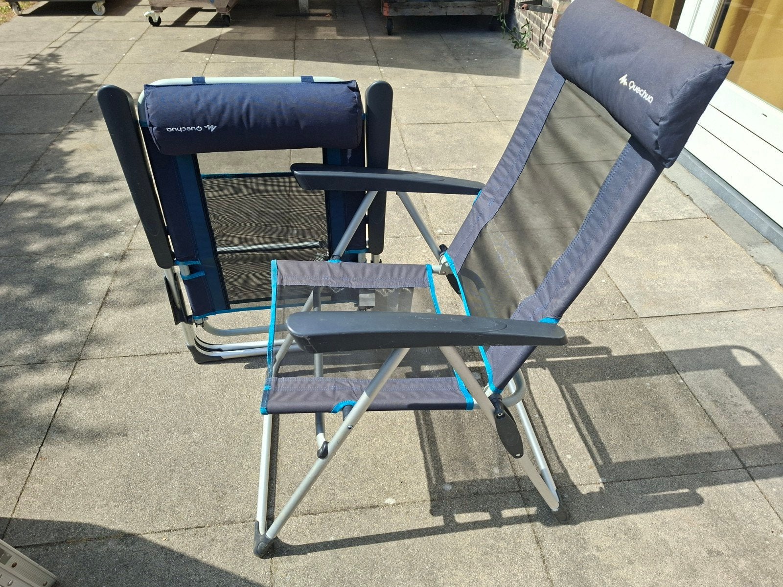 2 Decathlon opklapbare kampeerstoelen, Ophalen, Gebruikt, Campingstoel
