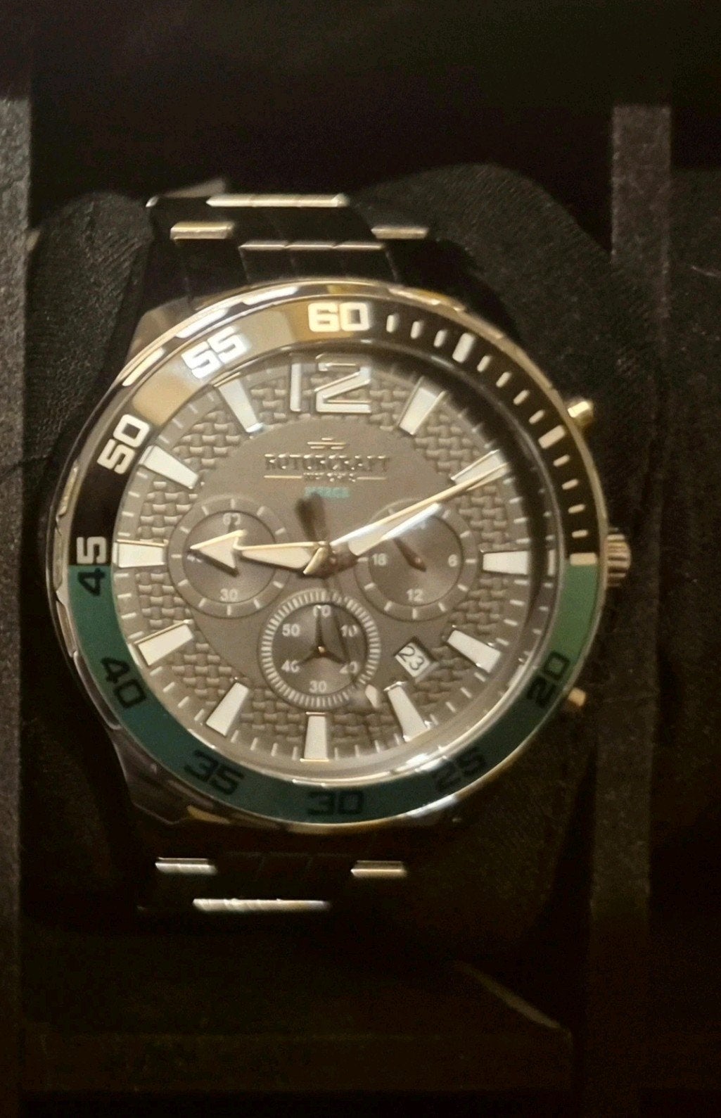 Rotorcraft Fierce RC4602 - herenhorloge, Overige merken, Staal, Staal, Polshorloge