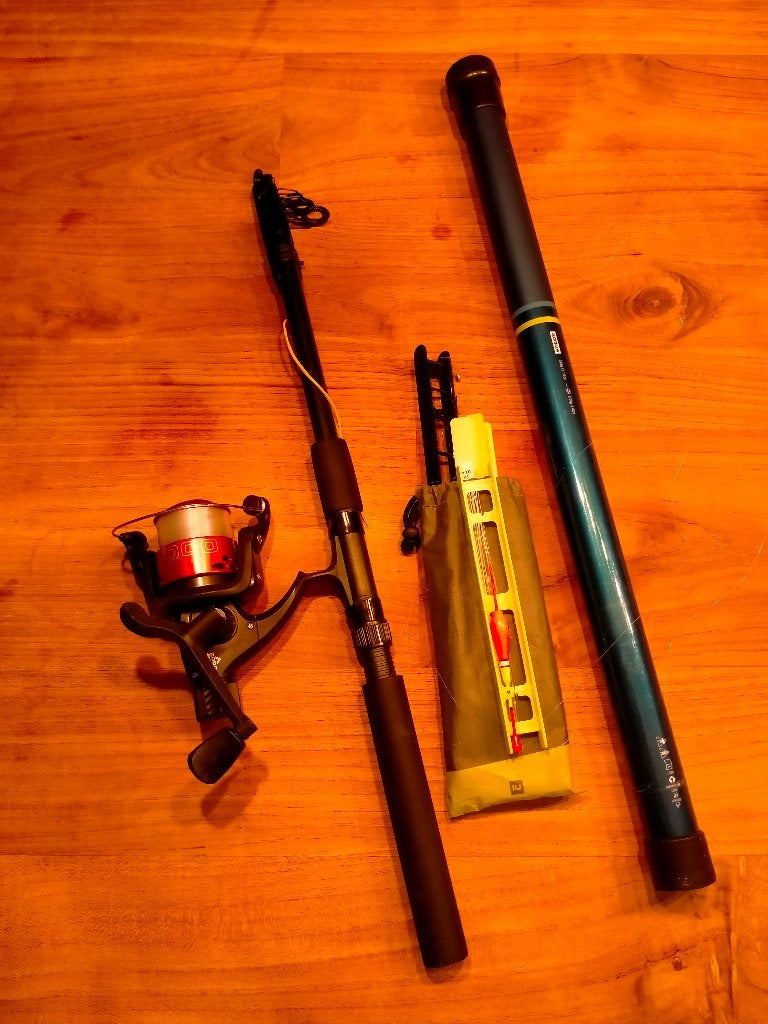 Vishengels, Watersport en Boten, Ophalen of Verzenden, Gebruikt, Vaste hengel