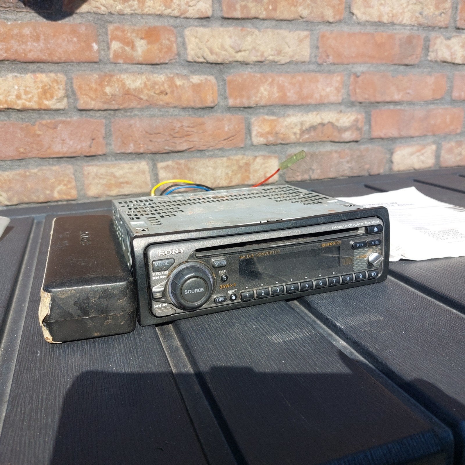 Sony Autoradio CD Speler - CDX-S400R, Auto diversen, Ophalen of Verzenden, Gebruikt