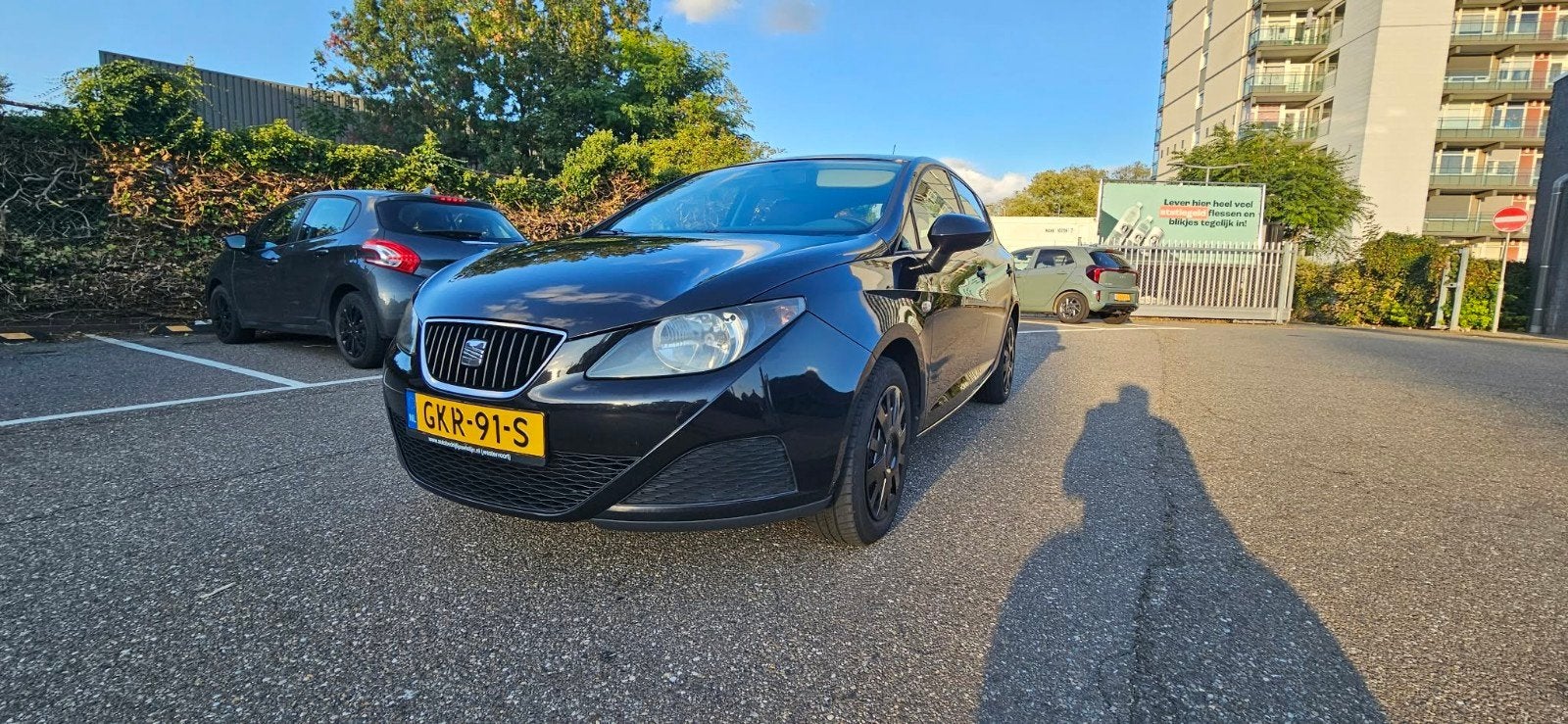 Seat Ibiza 1.2 51KW 5DRS 2010 Zwart, Auto's, Voorwielaandrijving, 1198 cc, Handgeschakeld, Particulier