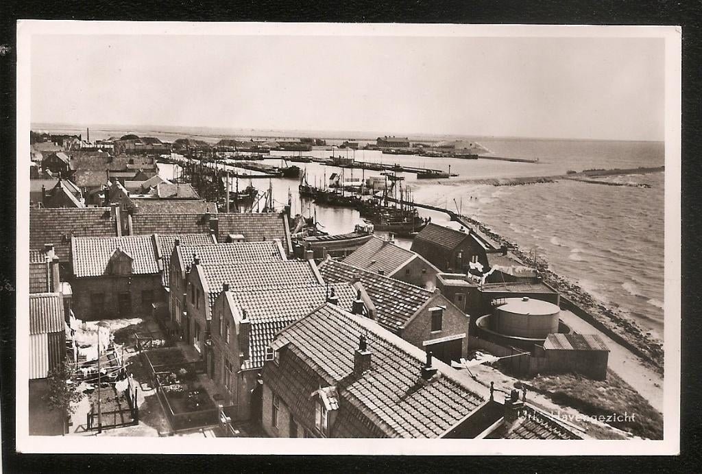 Urk, Havengezicht, Ophalen of Verzenden, 1940 tot 1960, Gelopen, Flevoland