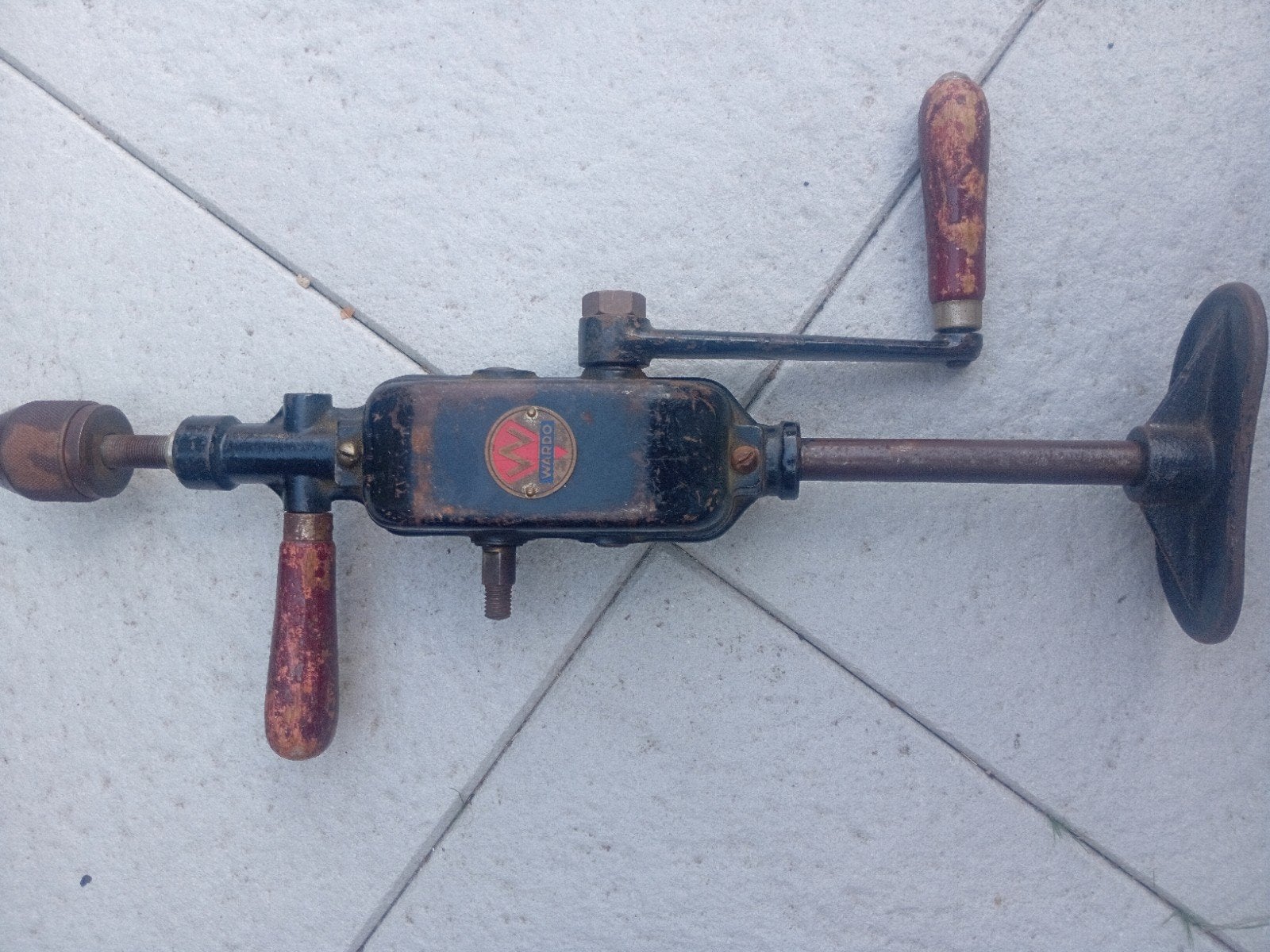 antieke  boor wardo  merk, Antiek en Kunst, Antiek | Gereedschap en Instrumenten, Ophalen