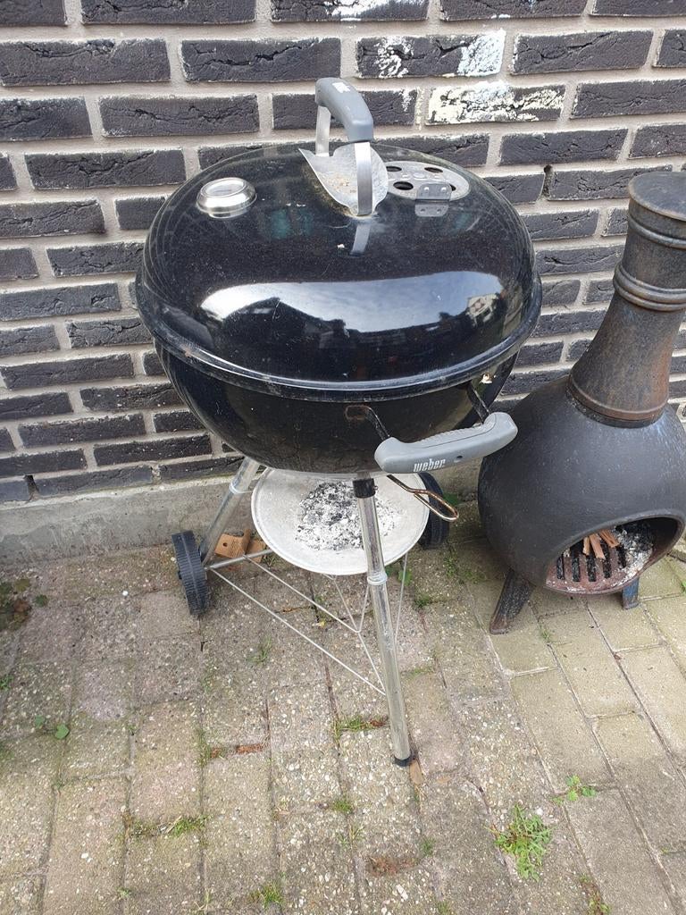 Weber bbq, Tuin en Terras, Houtskoolbarbecues, Ophalen, Gebruikt