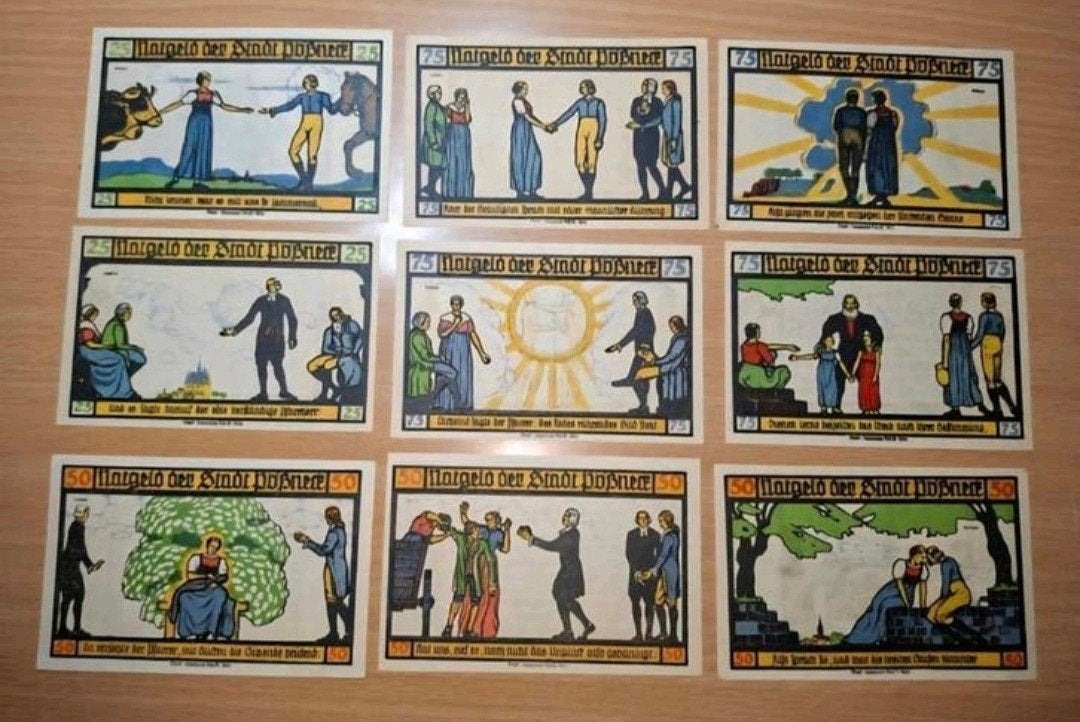 Duits Notgeld Pössneck Noodgeld, Ophalen of Verzenden