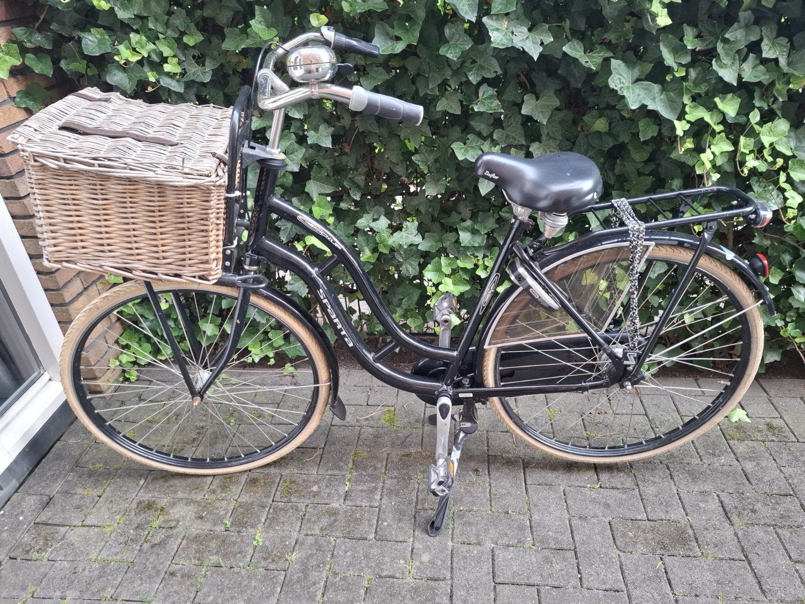 Sparta Pick-Up Damesfiets met Mand - Gebruikt, Ophalen, Terugtraprem, Sparta, Gebruikt