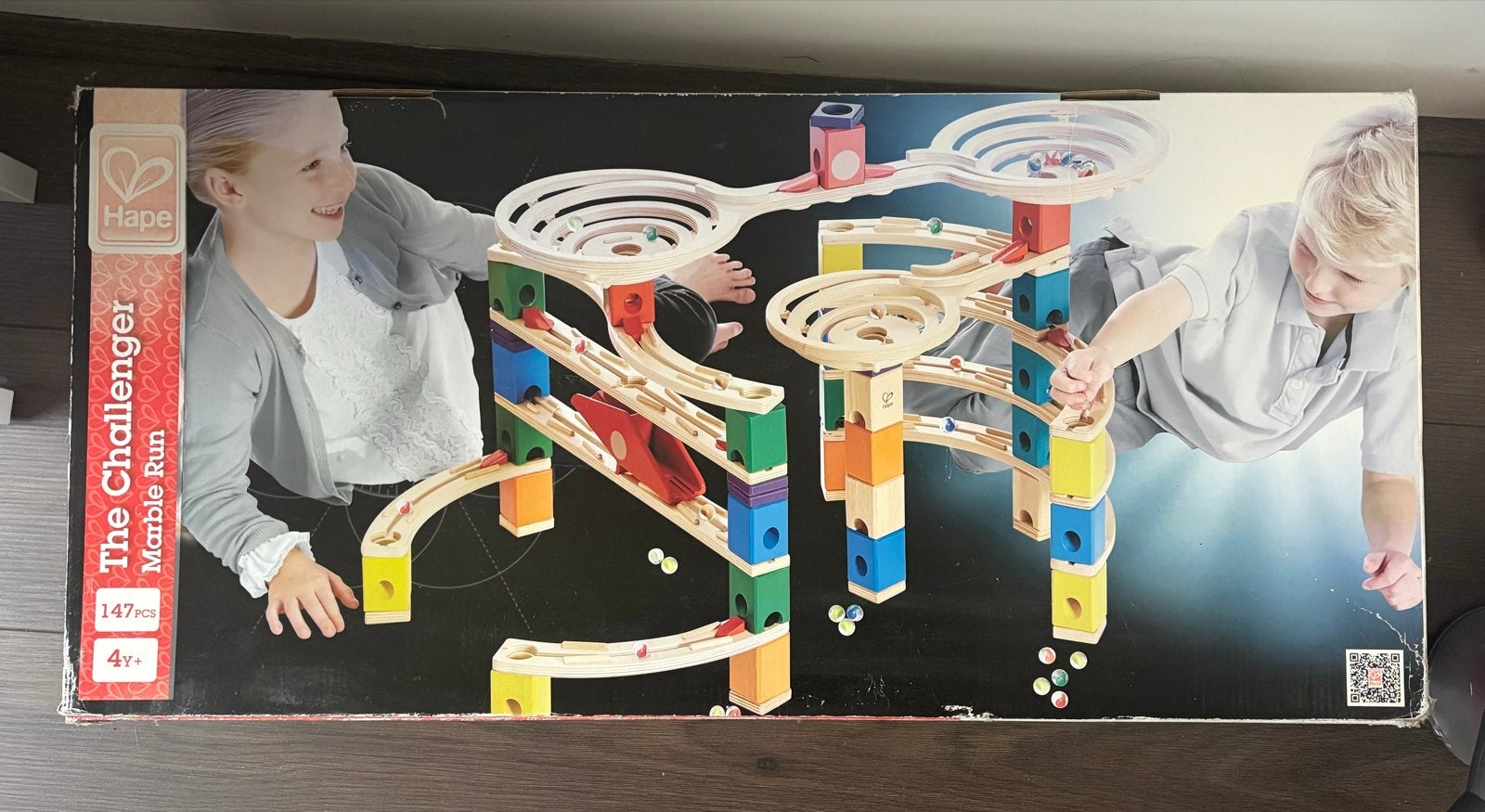 Hape The Challenger Marble Run knikkerbaan, Kinderen en Baby's, Ophalen, Gebruikt, Overige merken