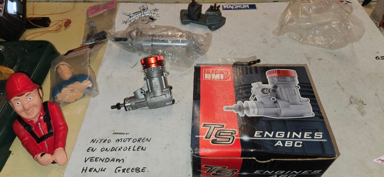 BMI TS 46A abc 7,5 cc, Ophalen of Verzenden, Zo goed als nieuw, Nitro, RTF (Ready to Fly)