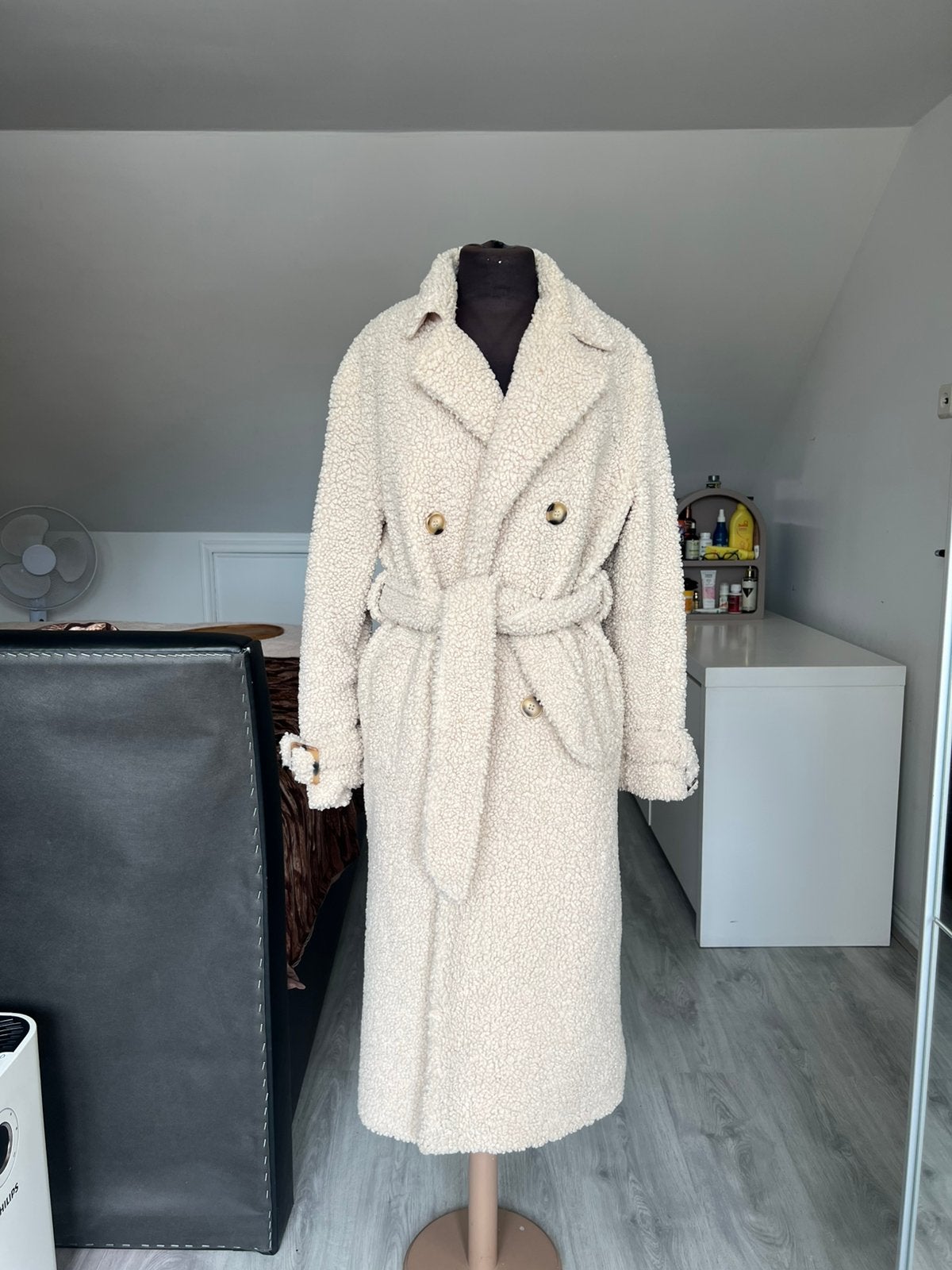 Primark teddy jas, Ophalen of Verzenden, Zo goed als nieuw, Maat 38/40 (M), Beige