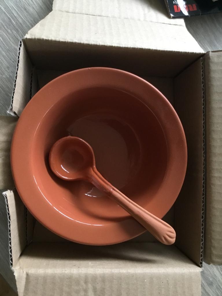 Terracotta Salsa Server - Nieuw in doos, Ophalen of Verzenden, Zo goed als nieuw