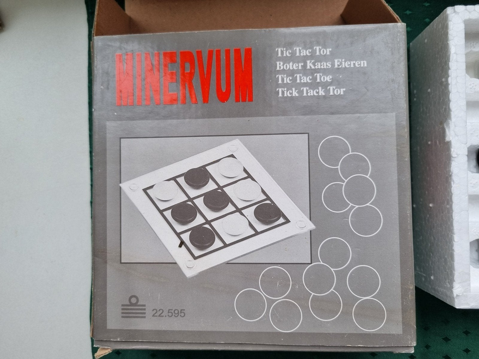 Glazen Tic Tac Tor spel - 13x13 cm - Nieuw in doos, Ophalen of Verzenden, Nieuw