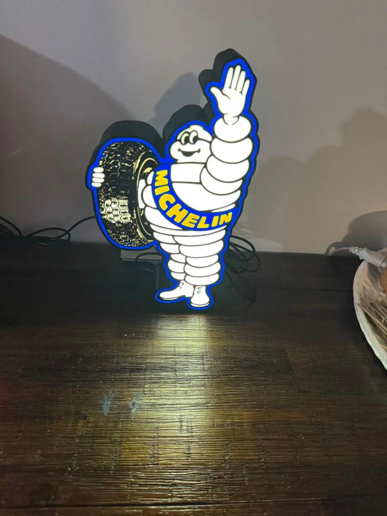 Michelin LED Lichtbak - Decoratie voor Gamer, Mancave, Bar, Auto diversen, Ophalen of Verzenden, Nieuw
