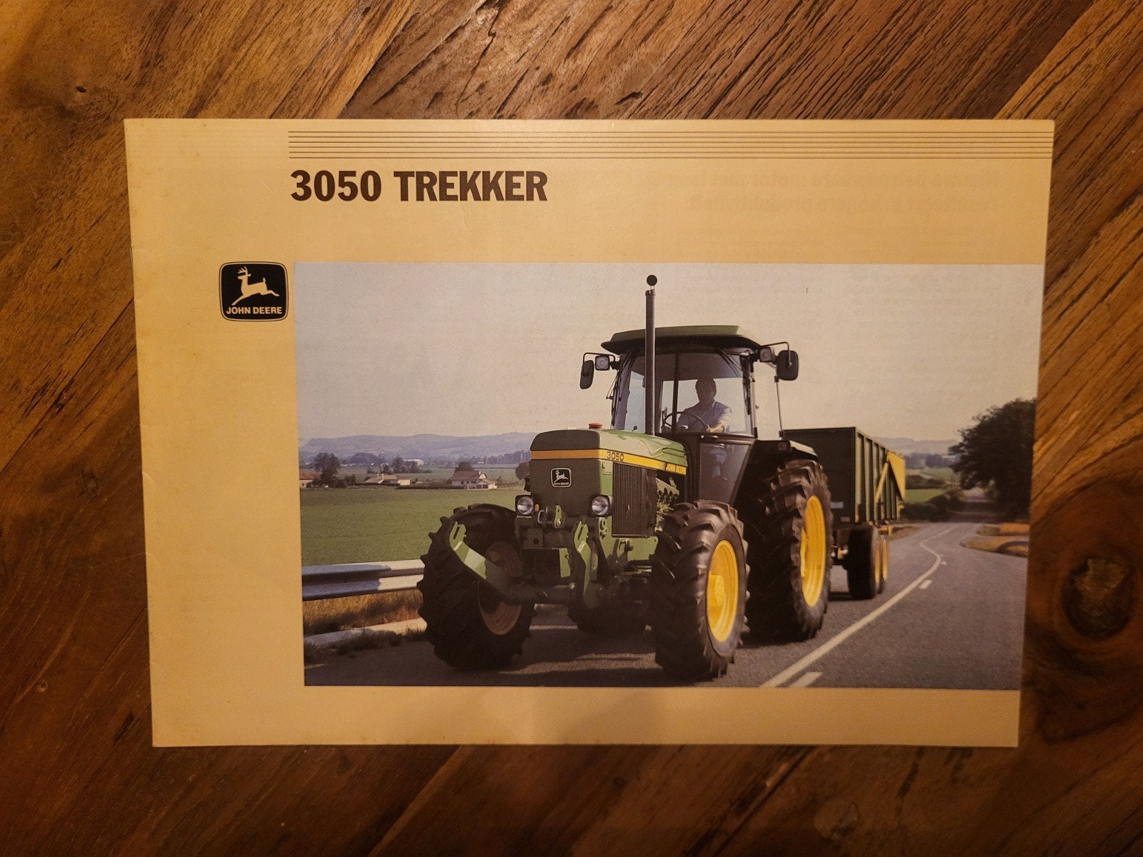 tractor folder John Deere 3050 trekker, Boeken, Catalogussen en Folders, Ophalen of Verzenden, Zo goed als nieuw