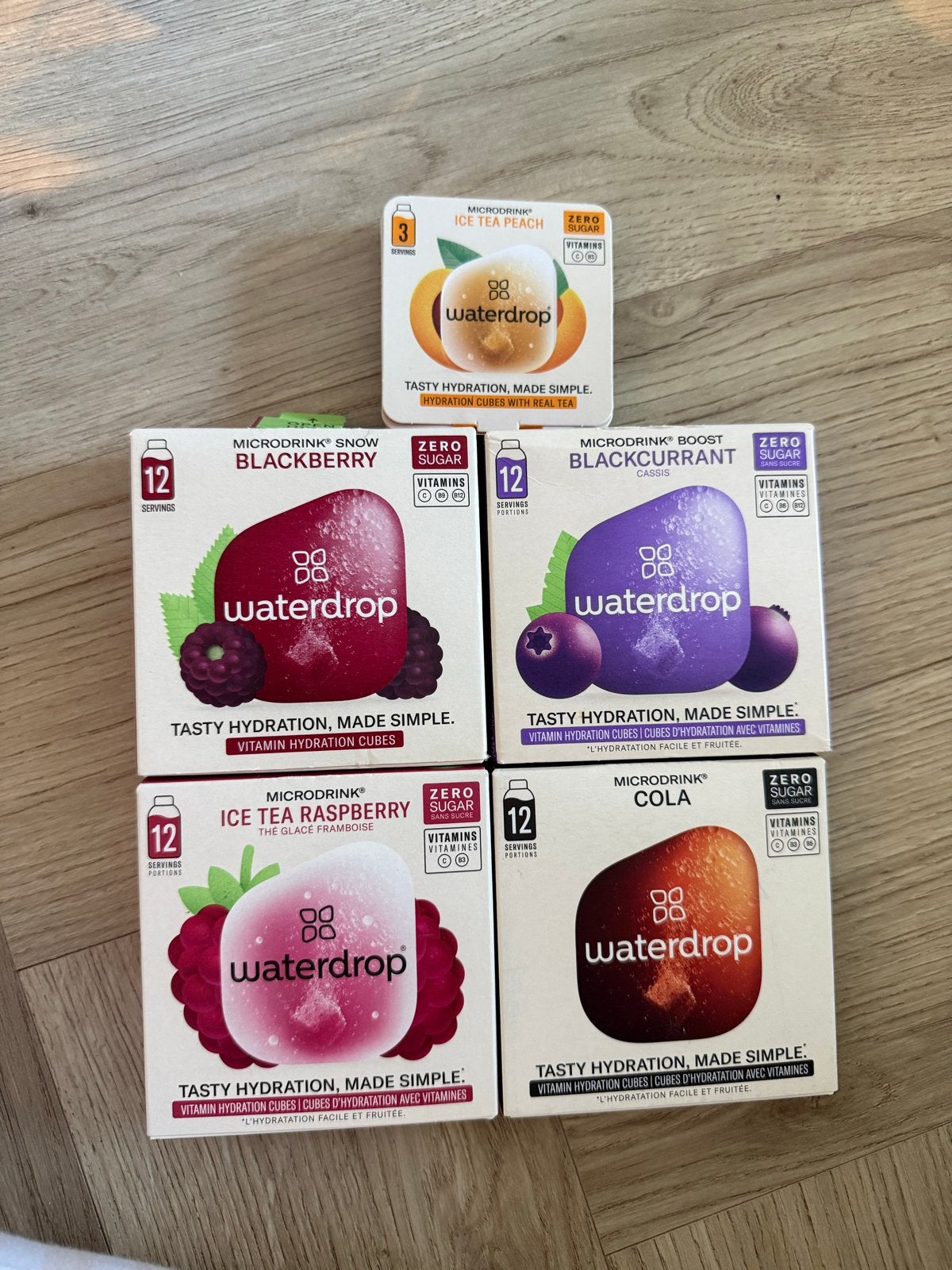 Waterdrop verschillende smaken, Ophalen