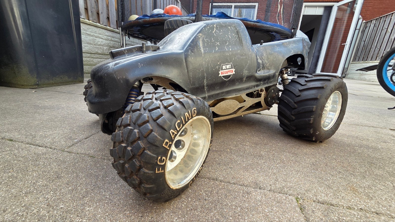 FG Racing Monster Truck 1:6 Benzine RC Auto, Ophalen, Benzine, Gebruikt, Auto offroad
