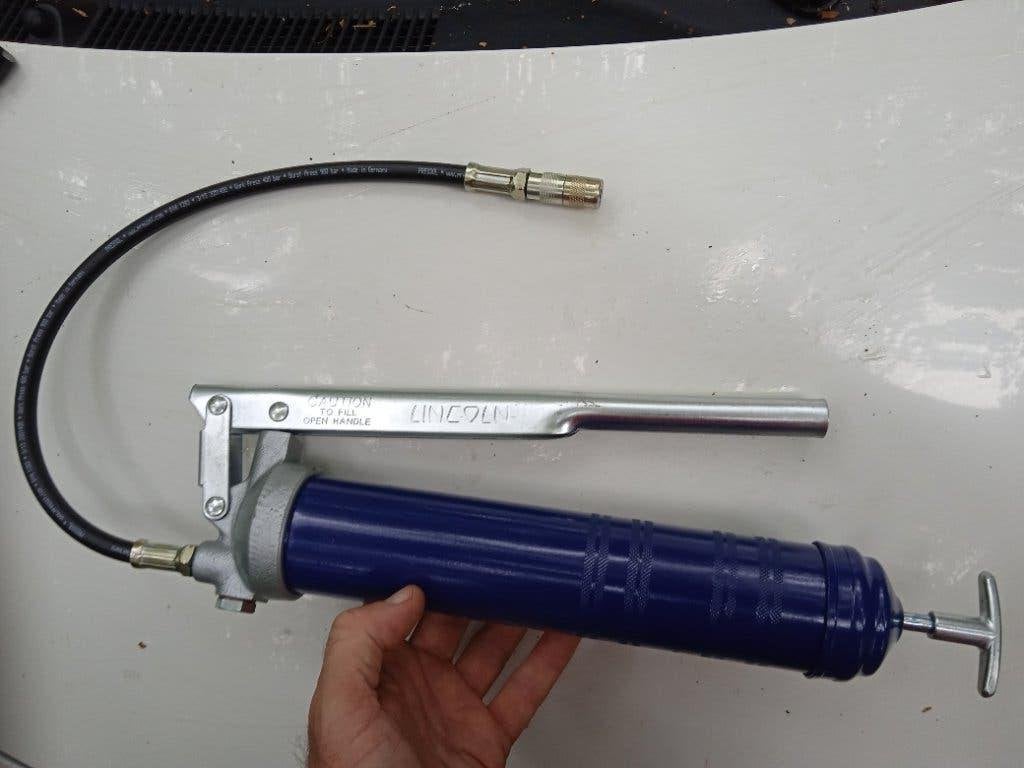 SKF Lincoln schaarvetspuit met inhoud vetpatroon NIEUW!, Ophalen, Nieuw, Onderhoud en Reparatie