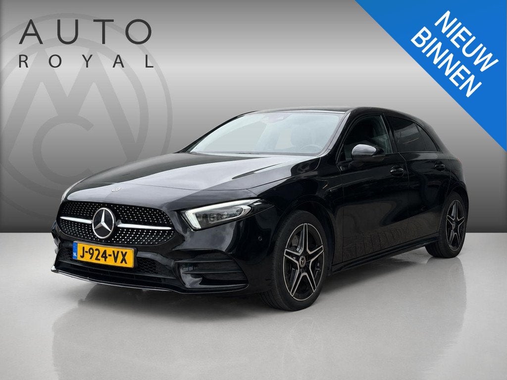 Mercedes-Benz A-klasse 250 e Business Solution AMG Limited P, Auto's, Mercedes-Benz, Gebruikt, 4 cilinders, 16 kWh, Leder en Stof