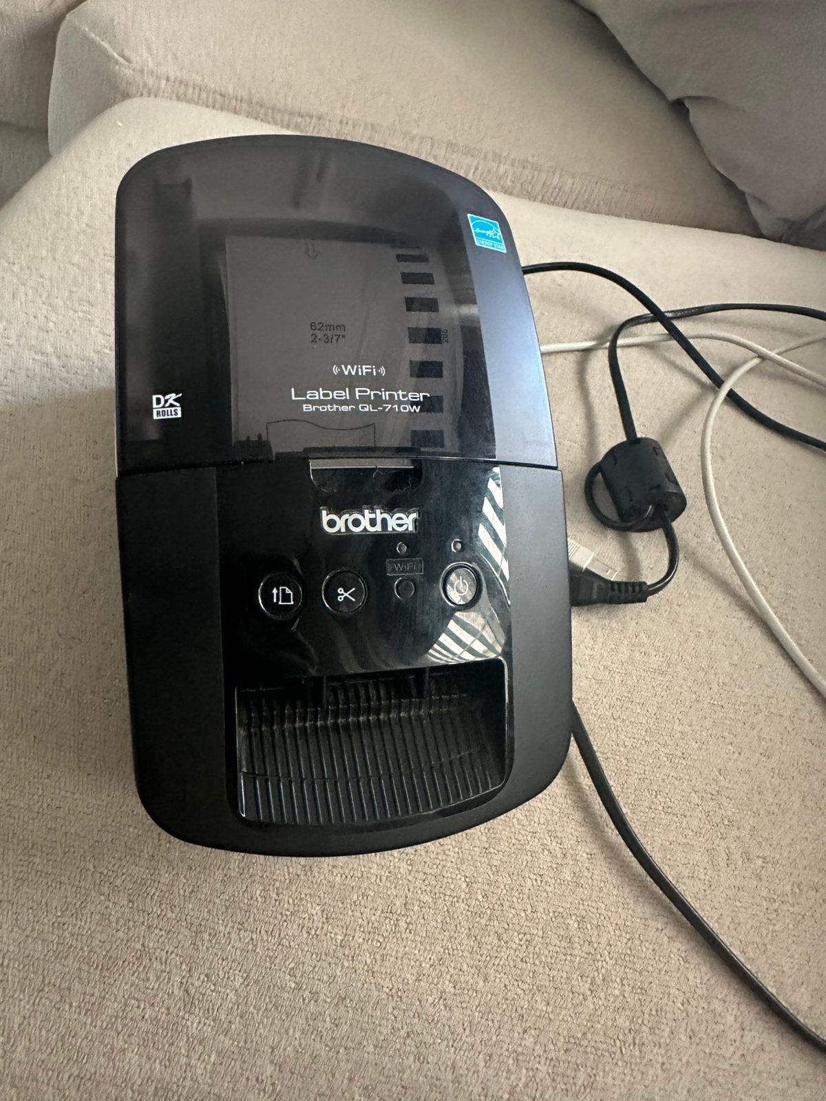 Brother QL-710W Labelprinter - Draadloos en Snel, Ophalen of Verzenden, Gebruikt, Qwerty, Etiket