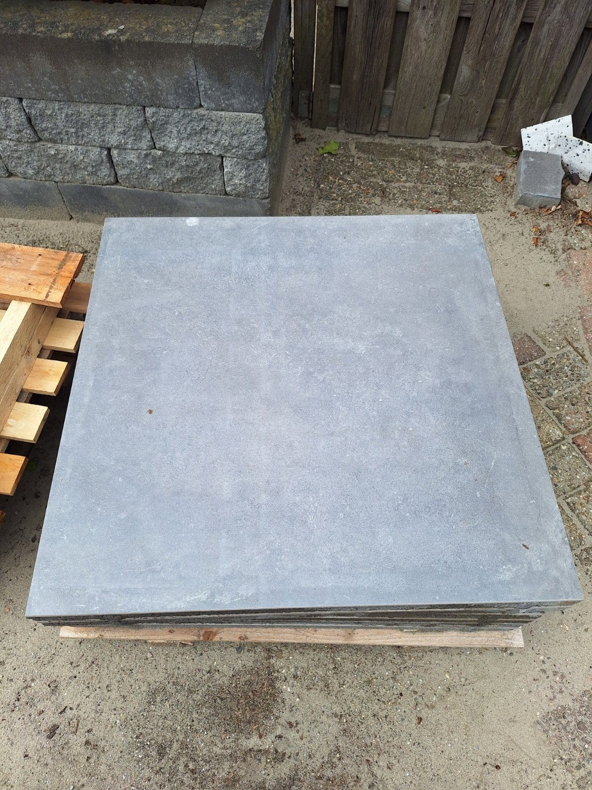 6x GeoCeramica 80x80x4 ambiente antraciet 3,84m2, Tuin en Terras, Tegels en Klinkers, Ophalen, Keramiek, Nieuw, Minder dan 5 m²
