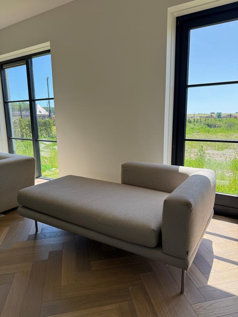 Bolia Chaise Longue / Lounge Bank - Beige - Zo goed als nieu, Ophalen, Eenpersoons, Zo goed als nieuw, Minder dan 150 cm