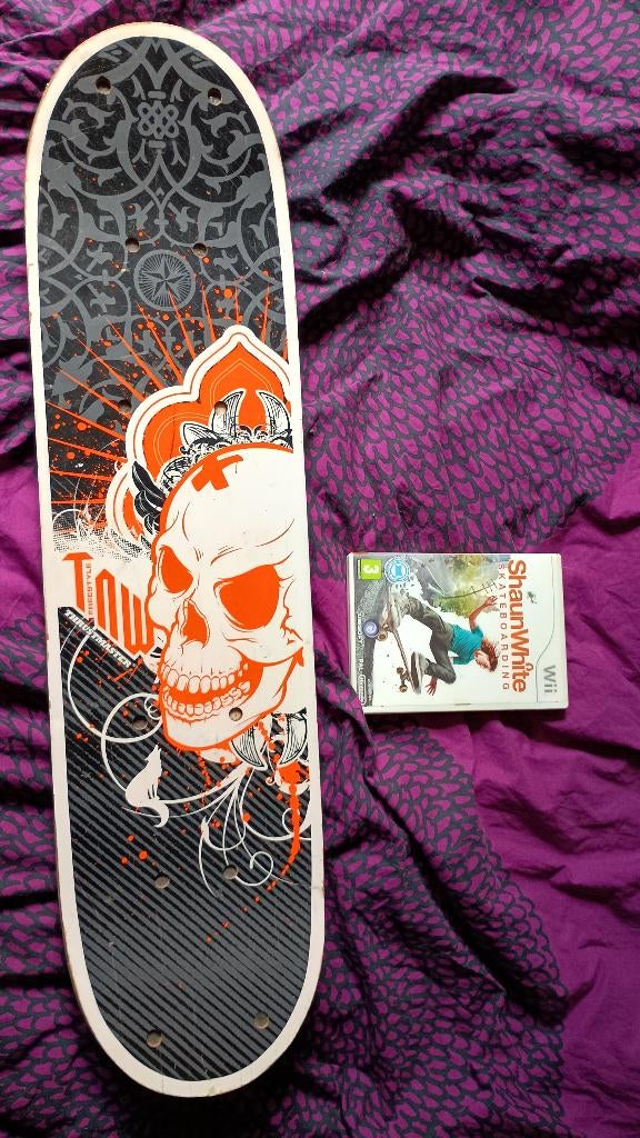 Wii (houten!) Skateboard Trustmaster+ Shaun White, Spelcomputers en Games, Ophalen, 1 speler, Zo goed als nieuw, Vanaf 3 jaar