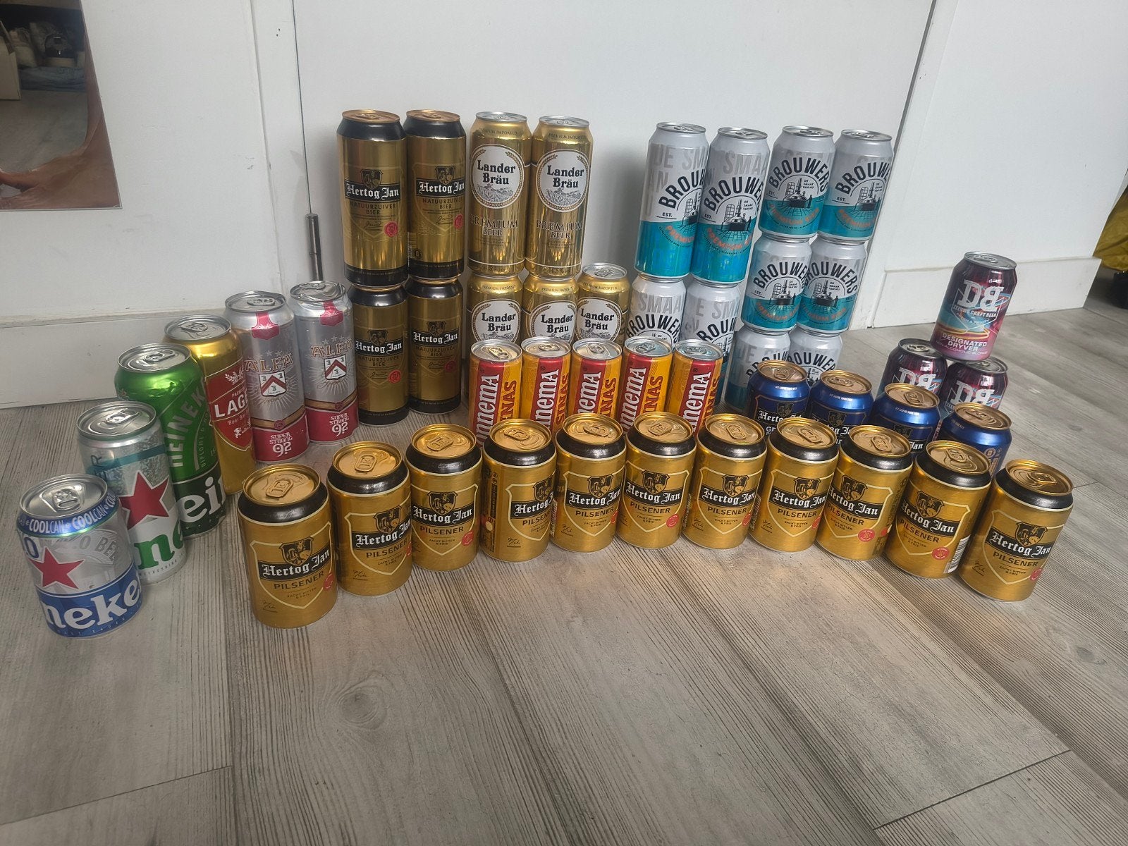 groot pakket bier, Ophalen