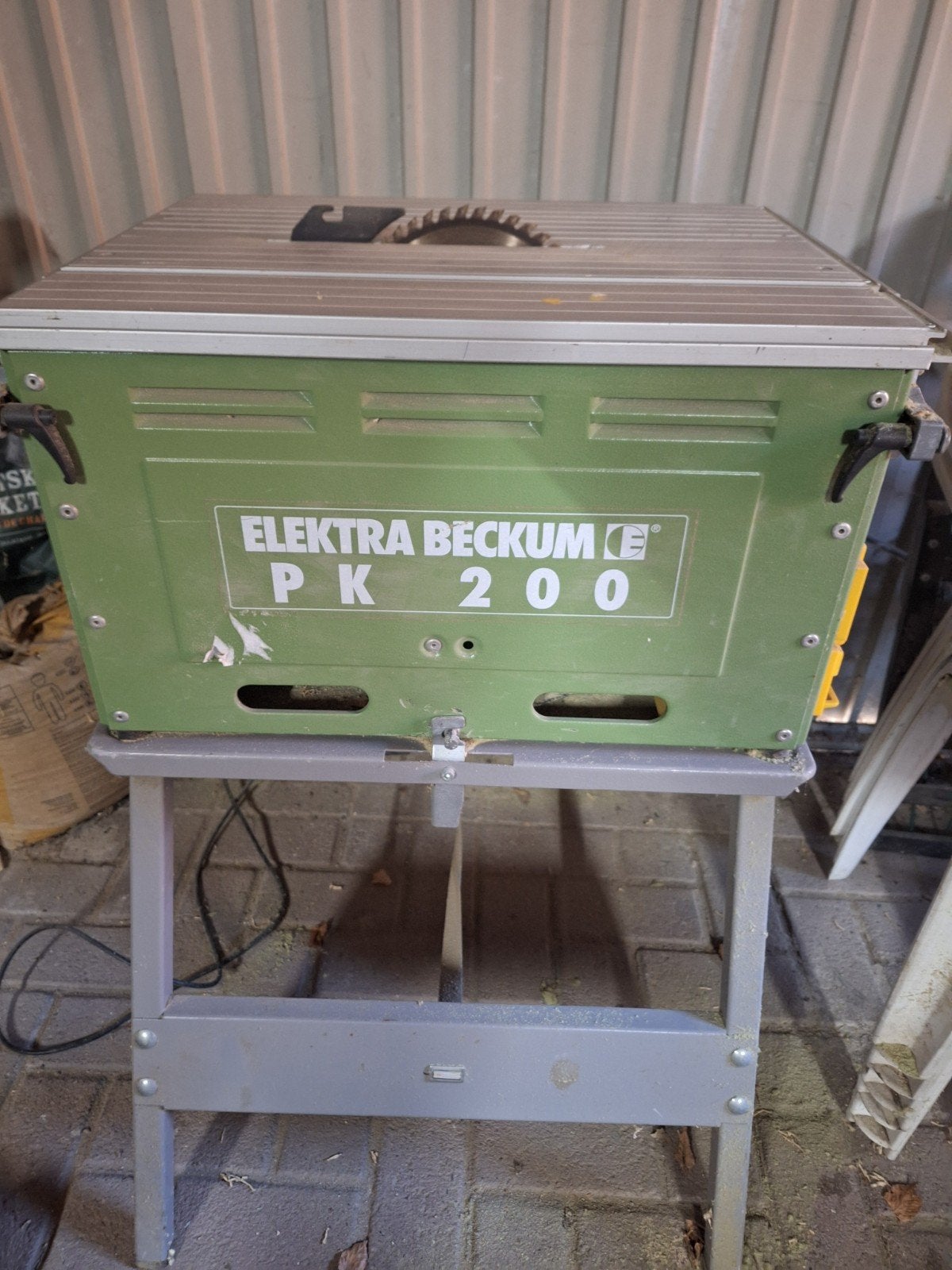Elektra Beckum PK200 zaagmachine zaagtafel, Ophalen, Gebruikt, Cirkelzaag, Elekta Beckum