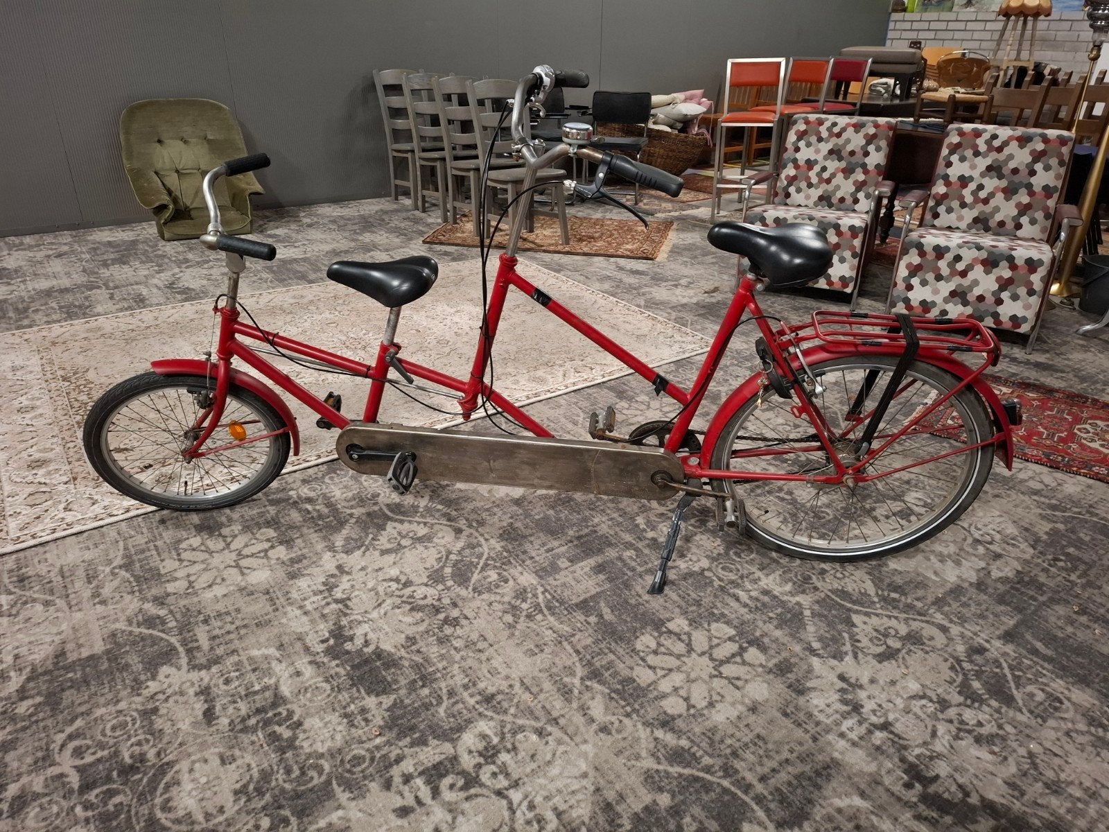 Kei leuke ouder kind fiets tandem Izgst. Zie omschr,, Ophalen, Minder dan 10 versnellingen, Gebruikt, Velgrem