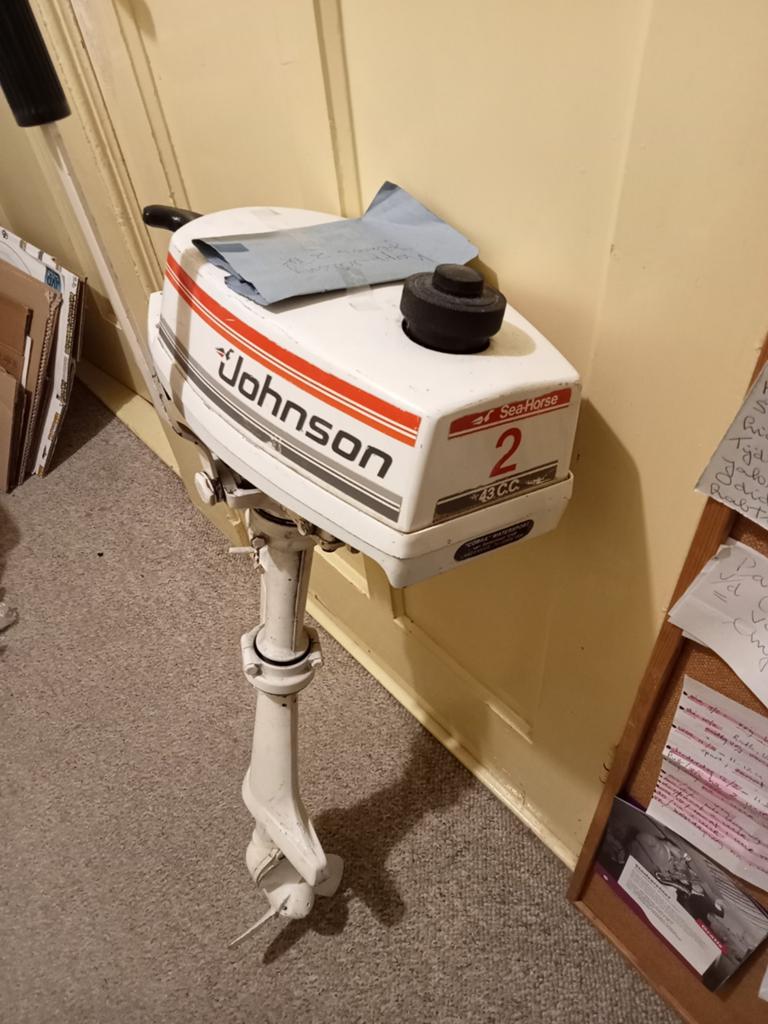 JOHNSON  2PK BBM 2 TAKT. Ze, Ophalen, Gebruikt, Motor en Techniek, Zeilboot