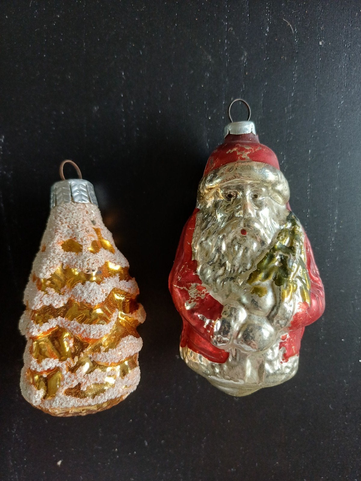Glazen kerstboom versiering, Ophalen of Verzenden, Gebruikt