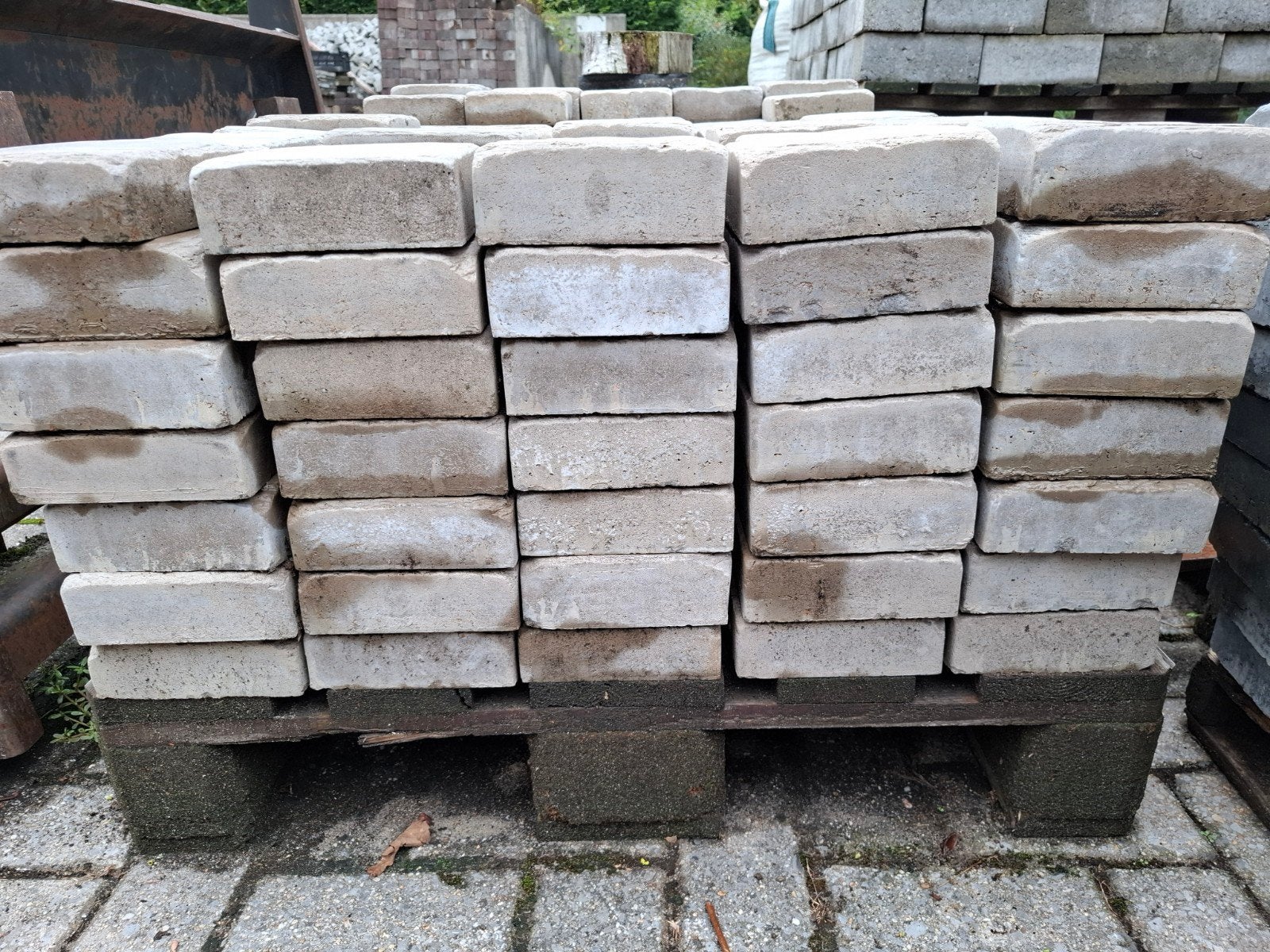 Rich Stone Betontegels Natuursteen Look Antraciet/Crème, Tuin en Terras, Ophalen, Nieuw, 10 m² of meer, Beton