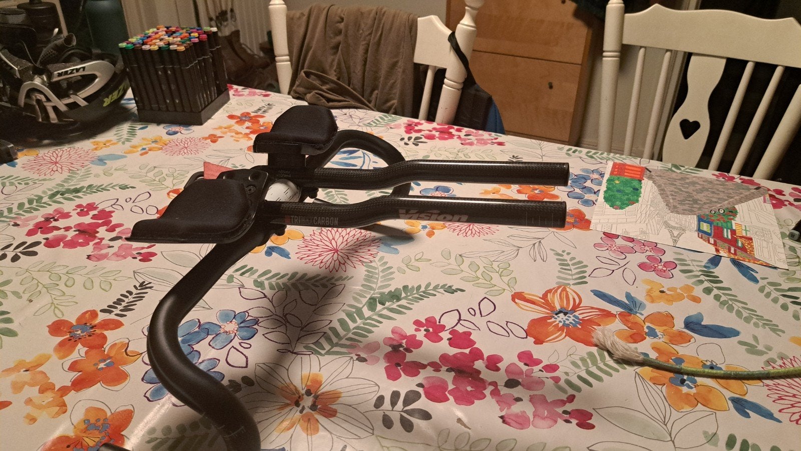 Vision Trimax Carbon Aerobars/Opzetstuur, Fietsen en Brommers, Stuur, Racefiets, Ophalen of Verzenden, Zo goed als nieuw